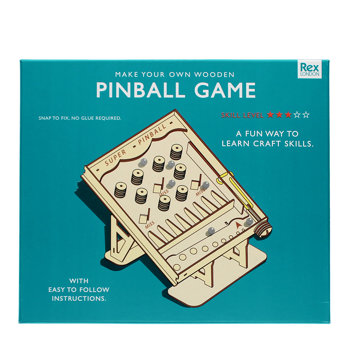 make your own wooden table game - pinball