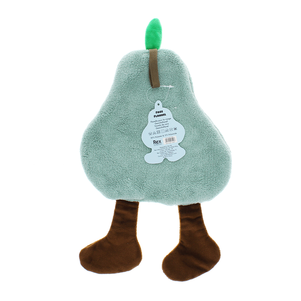 face flannel - pear