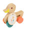 wooden push along toy - duck