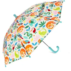 children's push-up umbrella - wild wonders children's push-up umbrella - wild wonders