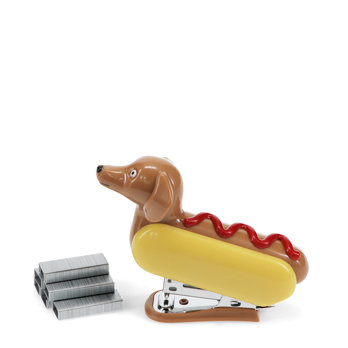 mini agrafeuse avec 1000 agrafes - hot dog