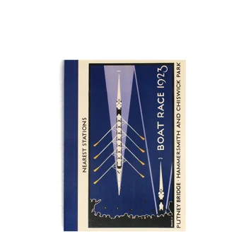 a6 notebook - tfl vintage poster "boat race" a6 notebook - tfl vintage poster "boat race"