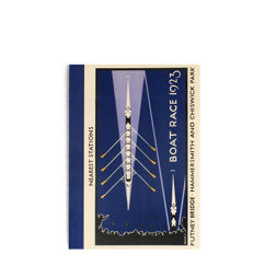 a6 notebook - tfl vintage poster "boat race"
