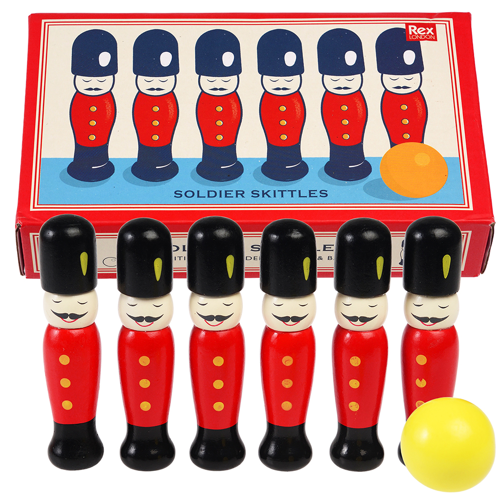 kegelspiel mit soldaten