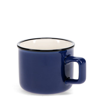 stoneware espresso mug 125ml - dark blue