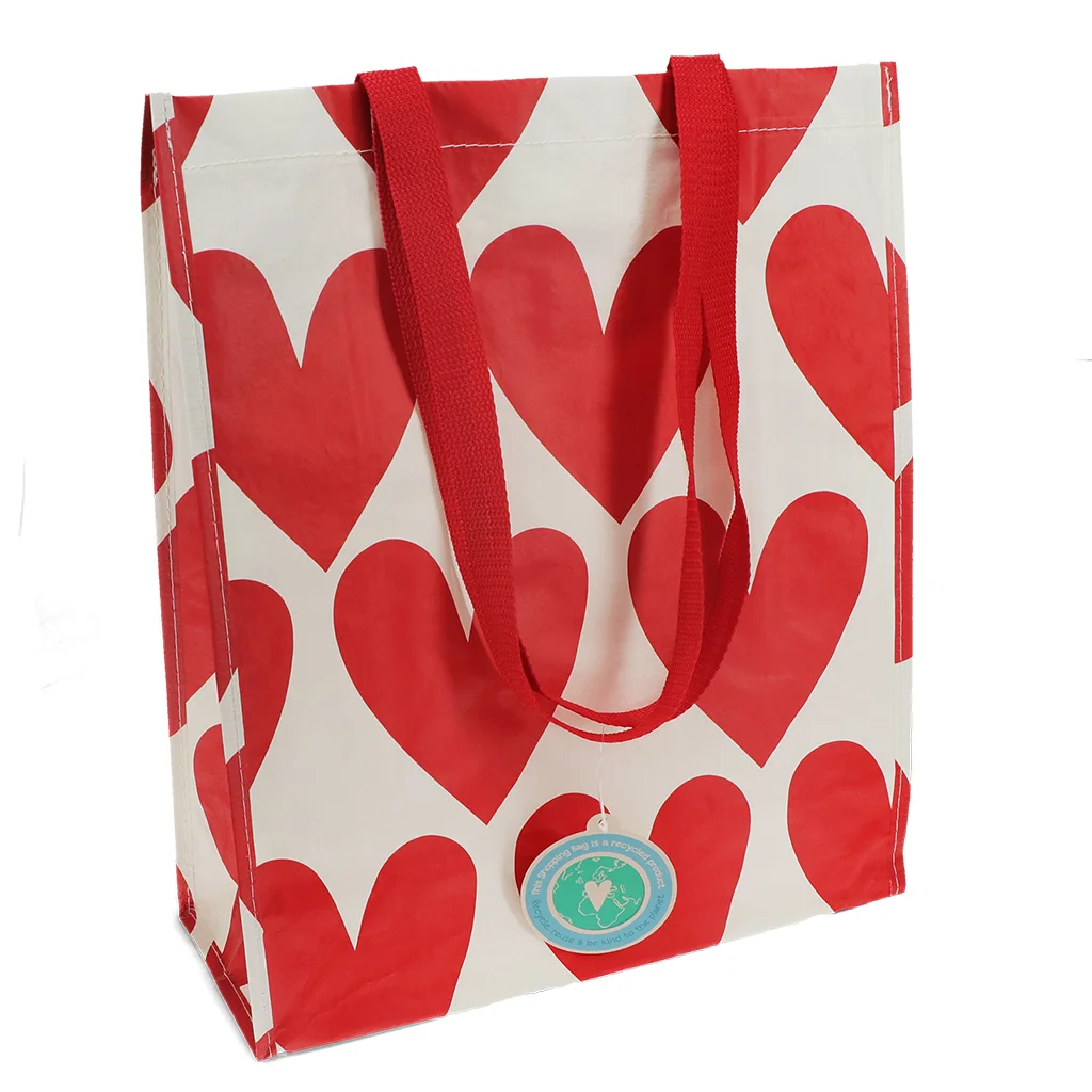 bolso de compras- corazones