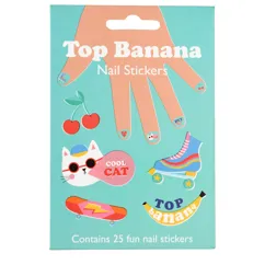 children's nail stickers - top banana children's nail stickers - top banana