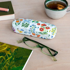 glasses case & cleaning cloth - wild flowers
