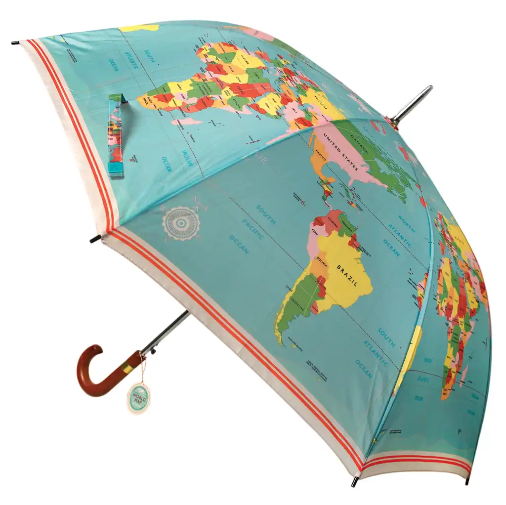 umbrella - world map
