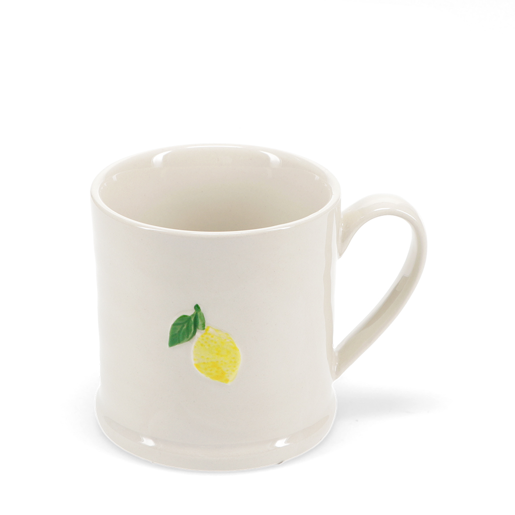 stoneware mug 225ml - lemon