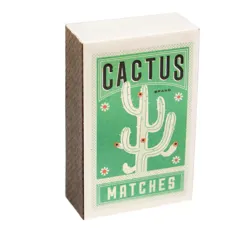 matchbox notepad - cactus