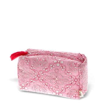 quilted makeup bag - anushka