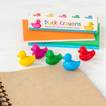 duck crayons (set of 5)