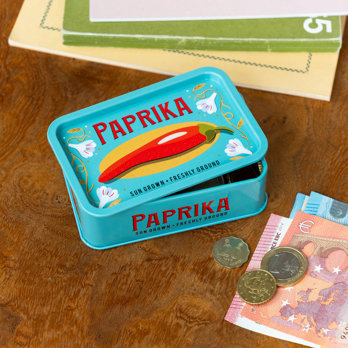 boîte de conservation miniature avec couvercle - paprika