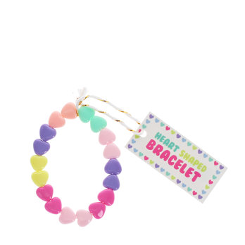 multicolour bracelet - hearts