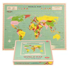 jigsaw puzzle (1000 pieces) - world map jigsaw puzzle (1000 pieces) - world map