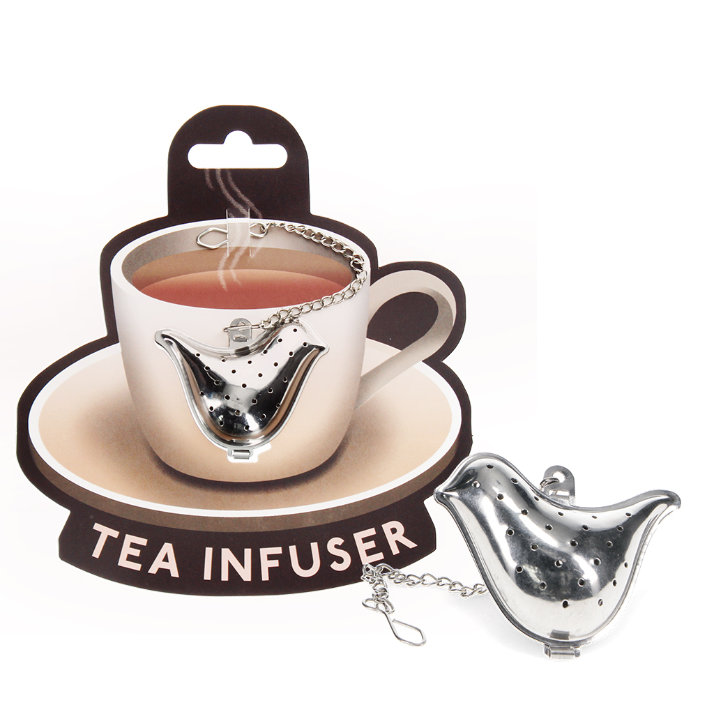 stainless steel tea infuser - bird