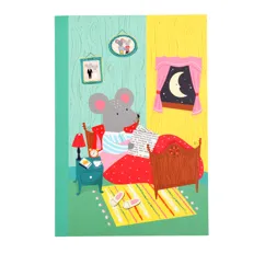 mouse in a house a5 notebook