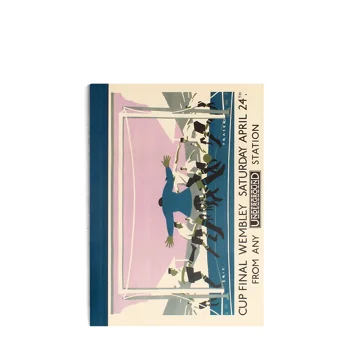 a6 notebook - tfl vintage poster "cup final" a6 notebook - tfl vintage poster "cup final"