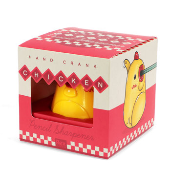 hand crank pencil sharpener - chicken