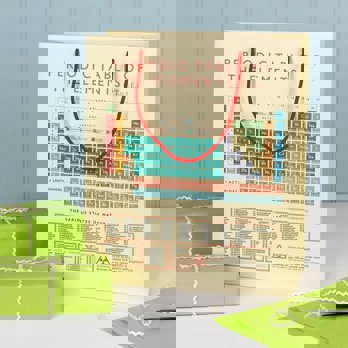 große geschenktüte periodic table