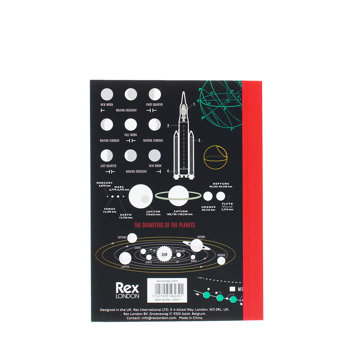 notizheft a6 - space