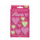 hearts autocollants phosphorescents (boîte de 24)