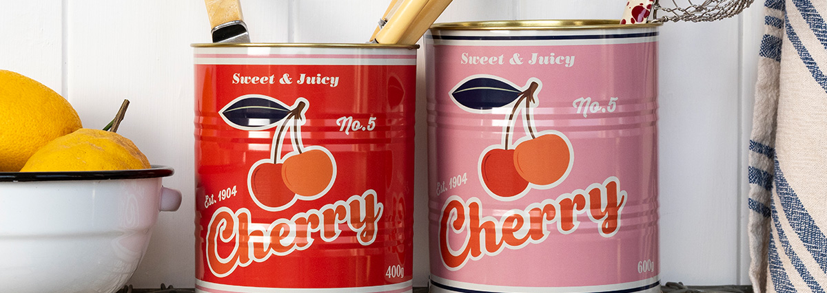 retro storage tins