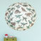 paper lampshade - prehistoric land