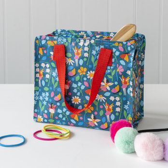 mini storage bag - fairies in the garden