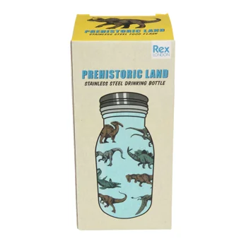 stainless steel bottle 250ml - prehistoric land stainless steel bottle 250ml - prehistoric land