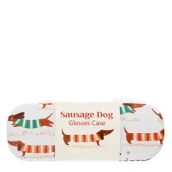 glasses case & cleaning cloth - sausage dog glasses case & cleaning cloth - sausage dog