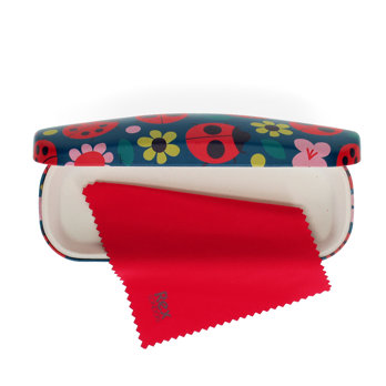 etui à lunettes & chiffon de nettoyage - ladybird