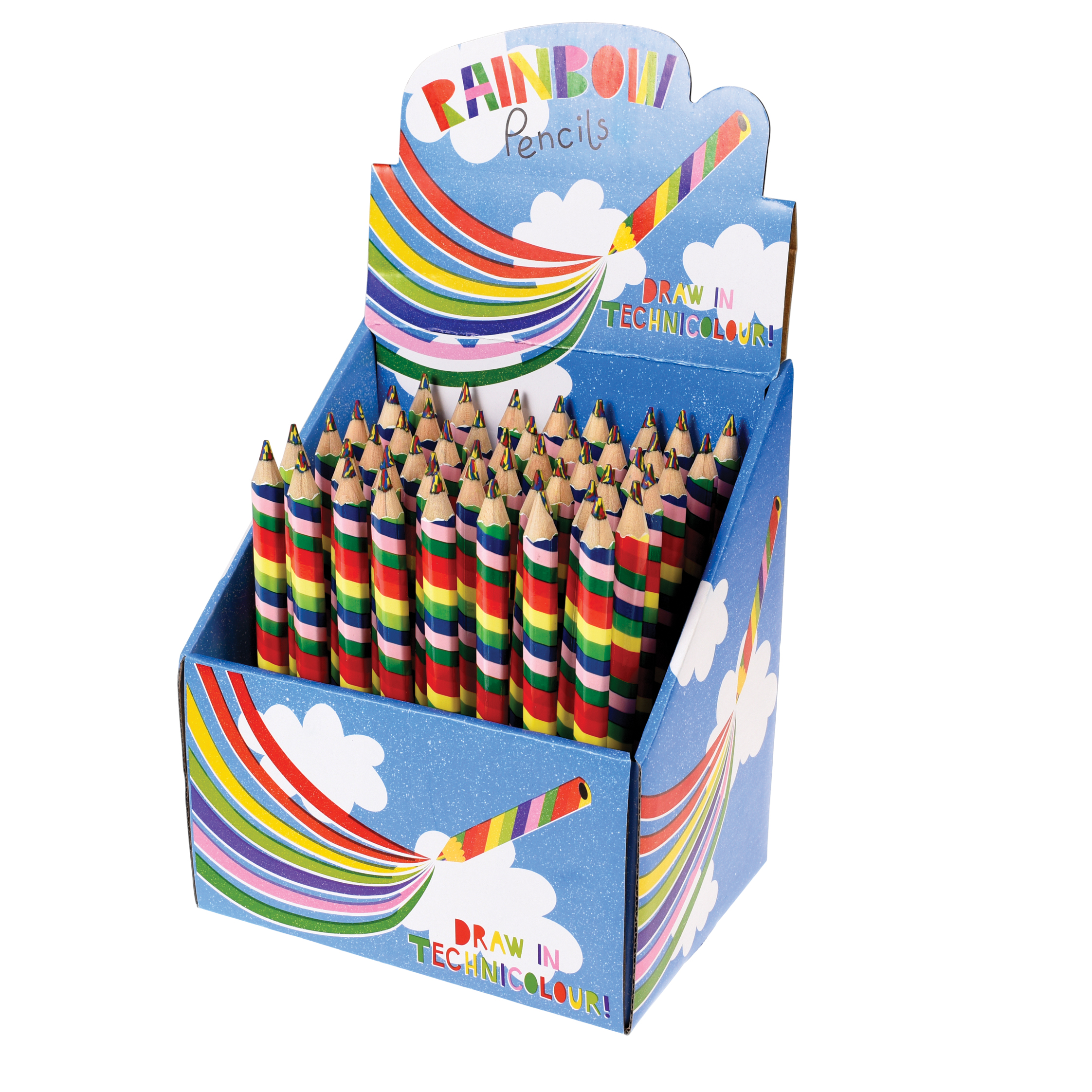jumbo multi-colour core rainbow pencil