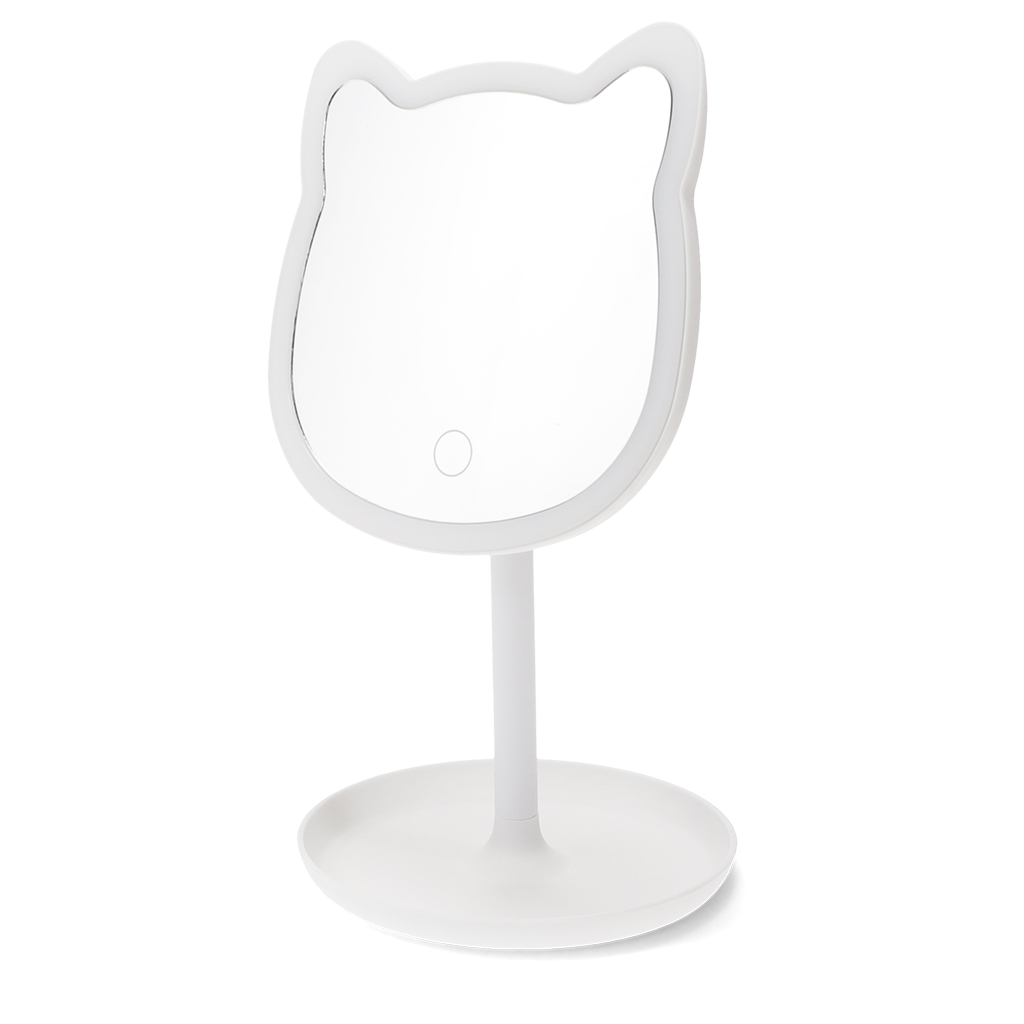 light up vanity mirror - cat