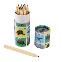 crayons de couleur dinosaures (set de 12)