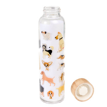 glass water bottle 420ml - best in show