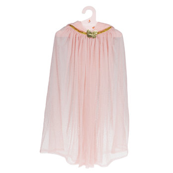 children's glitter cape - light pink