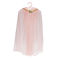 children's glitter cape - light pink
