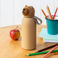 children's animal head drinks bottle 350ml - capybara