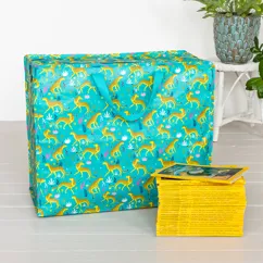 jumbo storage bag - cheetah jumbo storage bag - cheetah