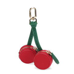 cherries coin purse key chain