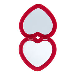 miroir de poche - cœur rouge