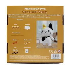 make your own crochet animal kit - cat make your own crochet animal kit - cat
