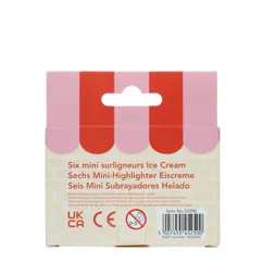 mini-highlighter (4-er set) - eiscreme mini-highlighter (4-er set) - eiscreme