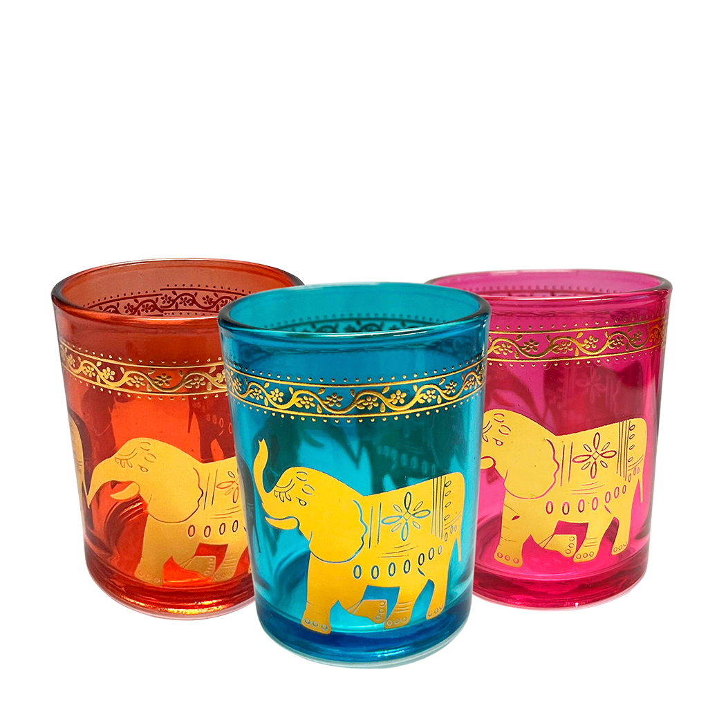elephant tealight holder (assorted)