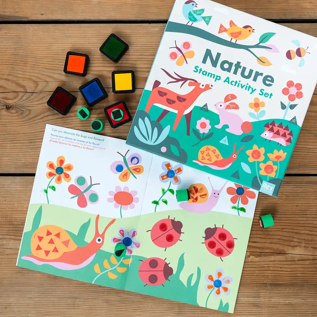 stamp activity set - nature