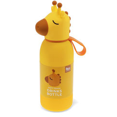 children's animal head drinks bottle - giraffe