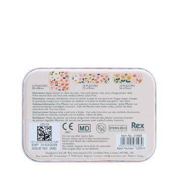 pflaster in der dose (30 stück) - ditsy floral
