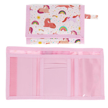 children's wallet - unicorn